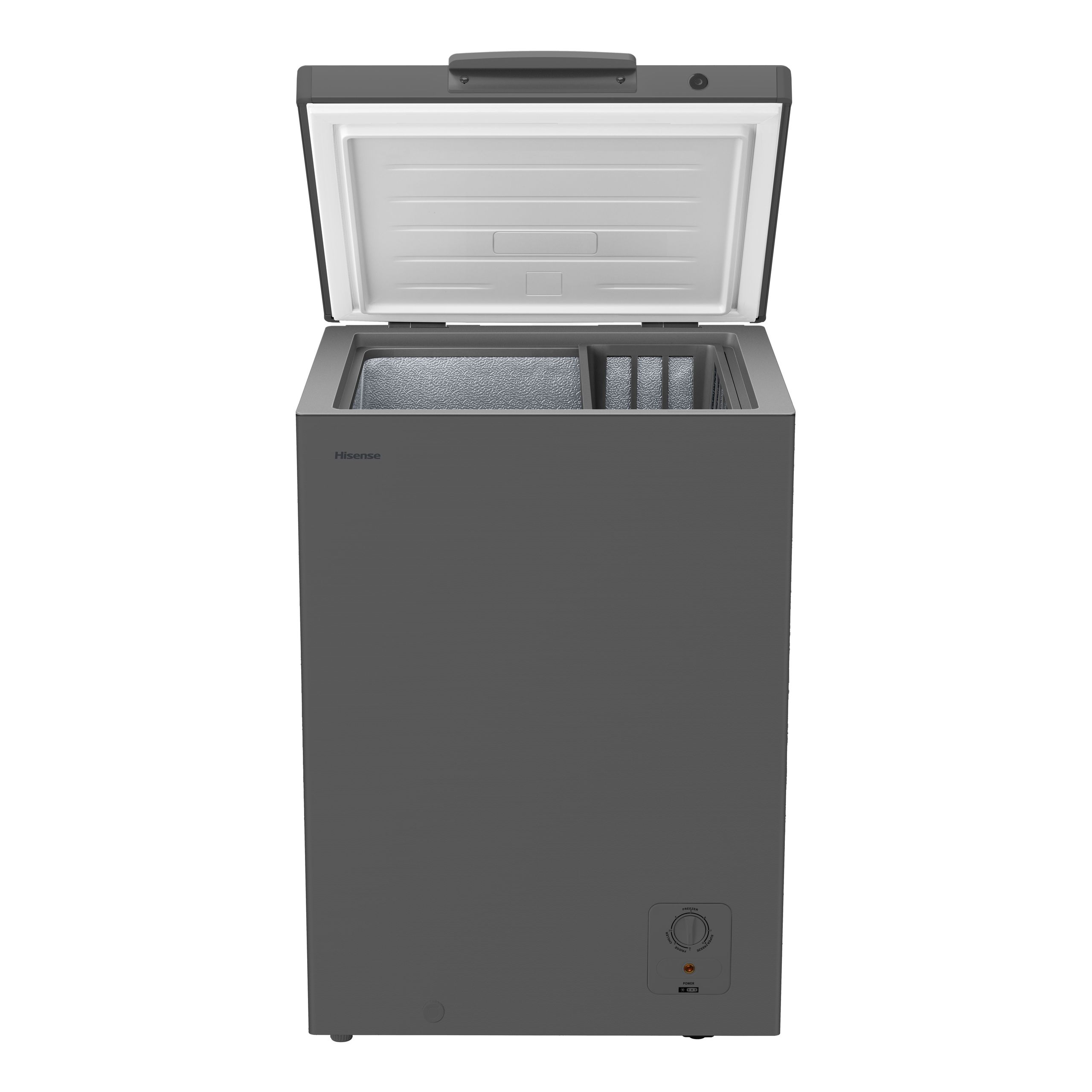 HISENSE FREEZER, 141L MET GREY CHEST - Image 2