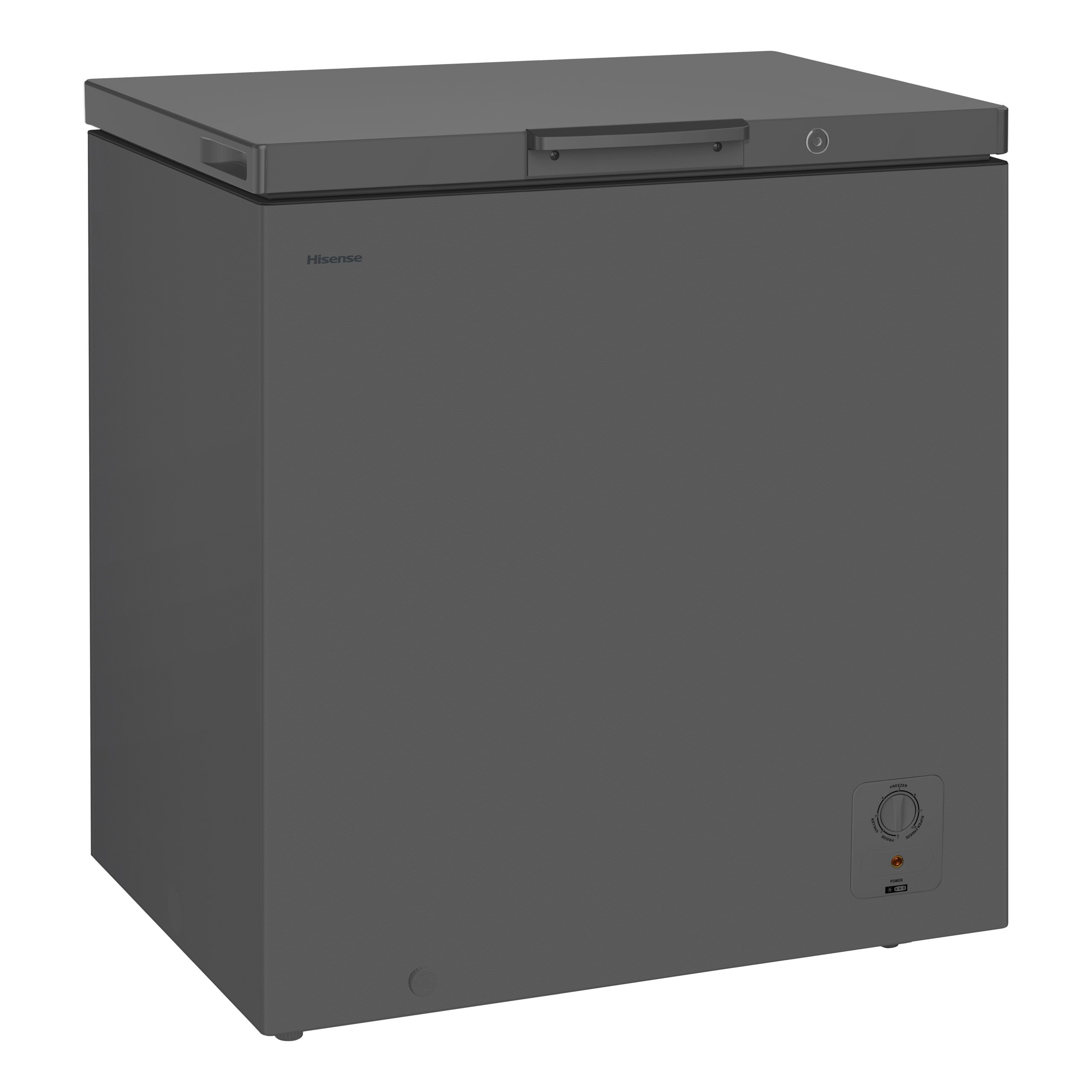 HISENSE FREEZER, 198L MET GREY CHEST - Image 2