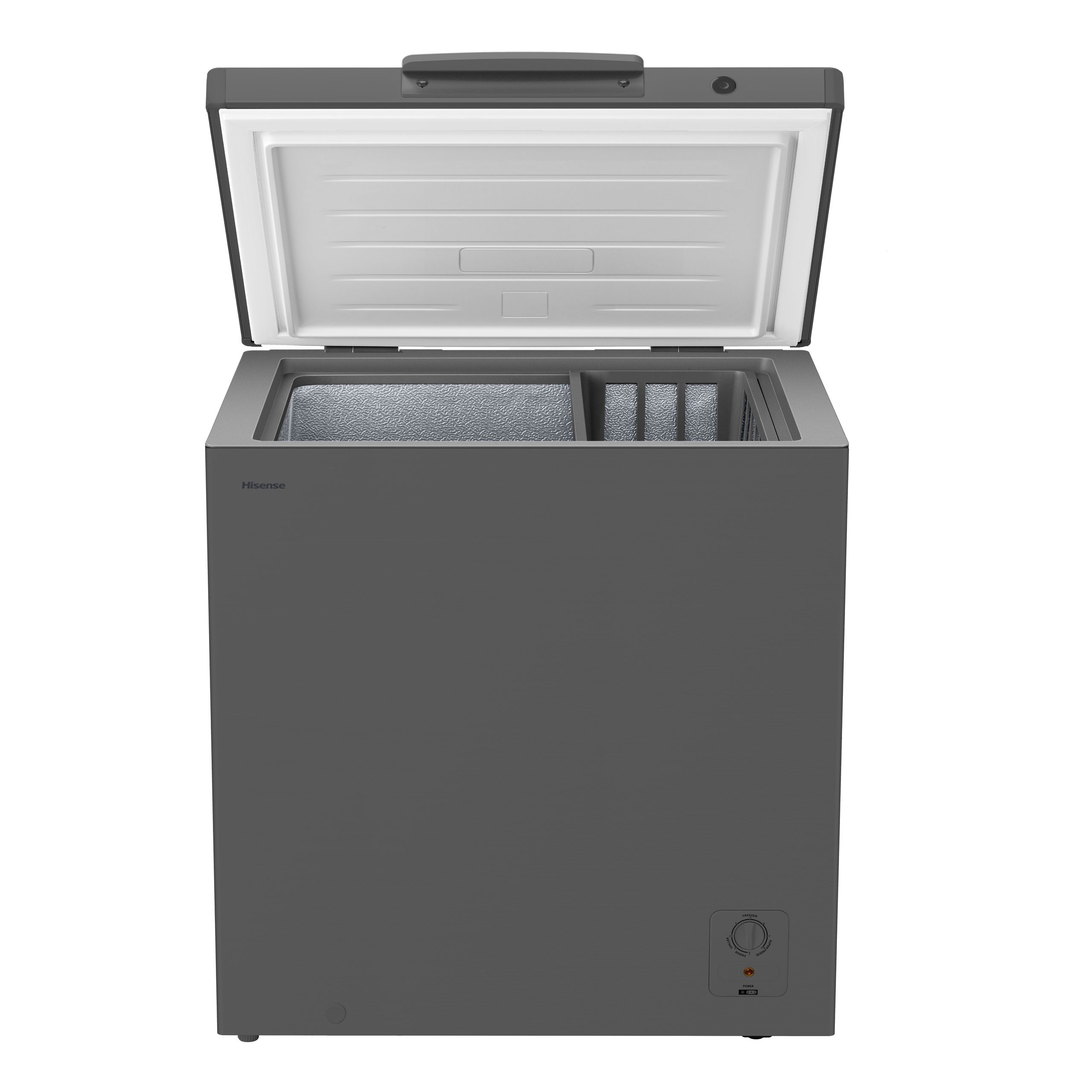 HISENSE FREEZER, 198L MET GREY CHEST - Image 4