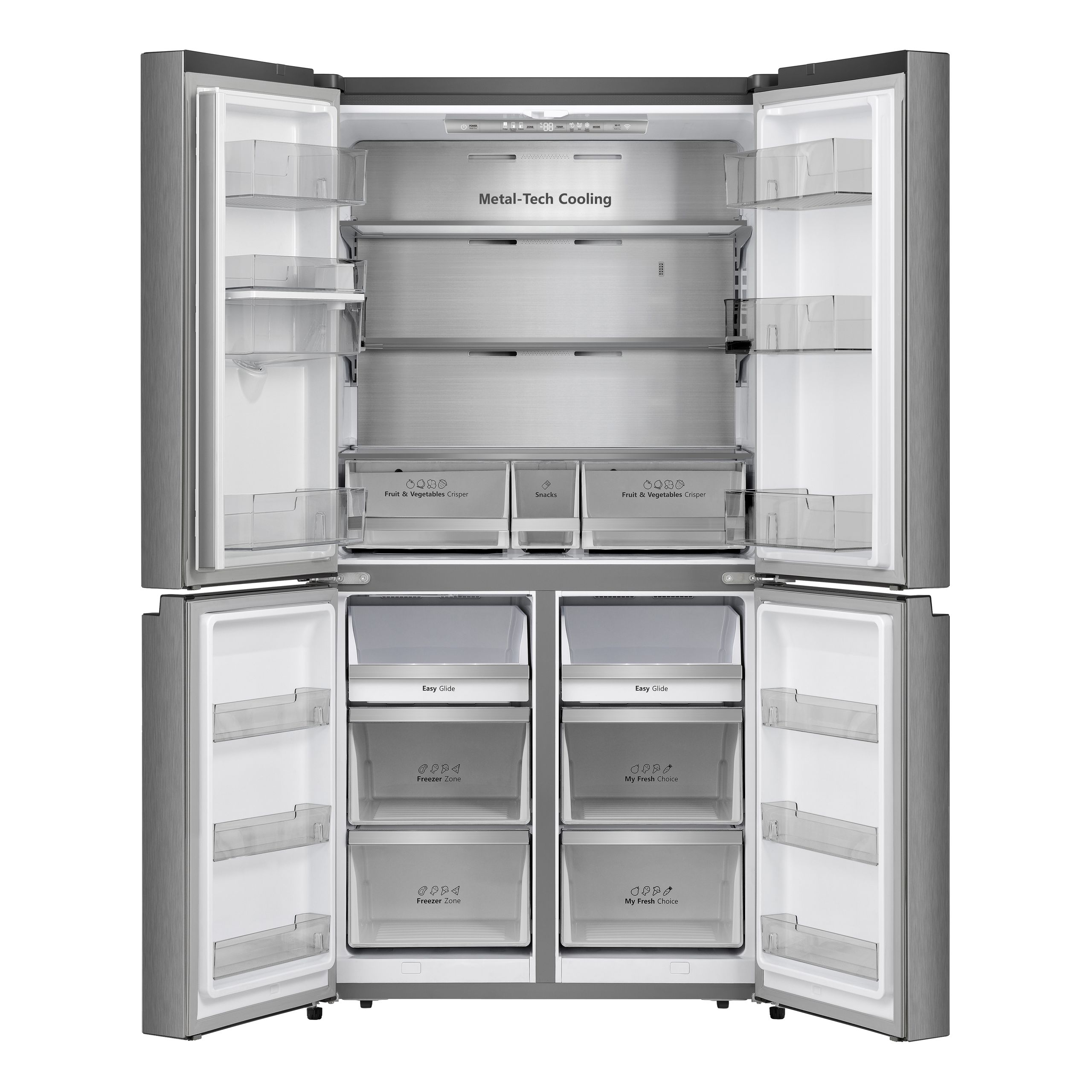 HISENSE FRIDGE, 579L BRUSH/SS M/D + W/D - Image 2