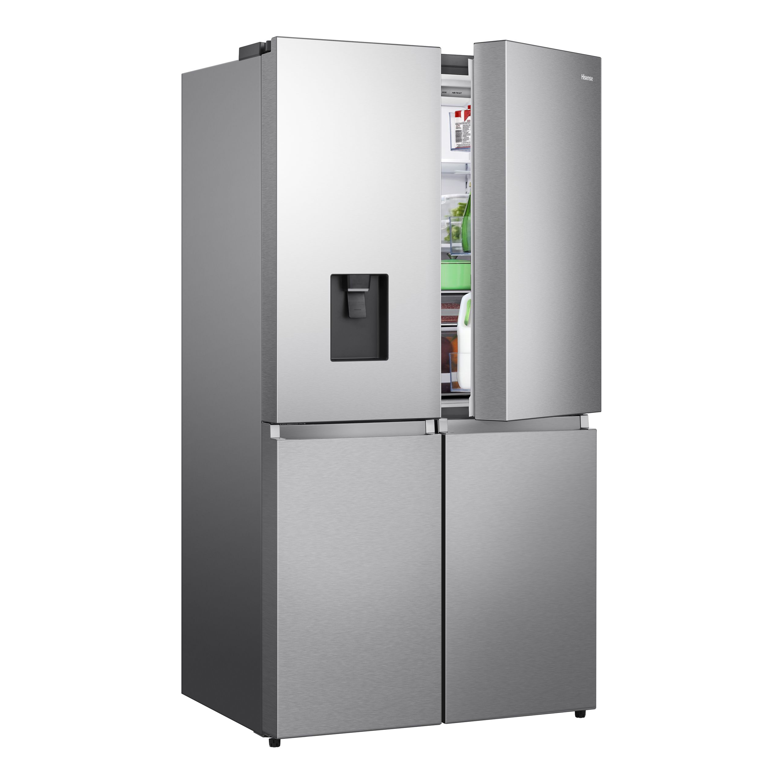 HISENSE FRIDGE, 579L BRUSH/SS M/D + W/D - Image 3