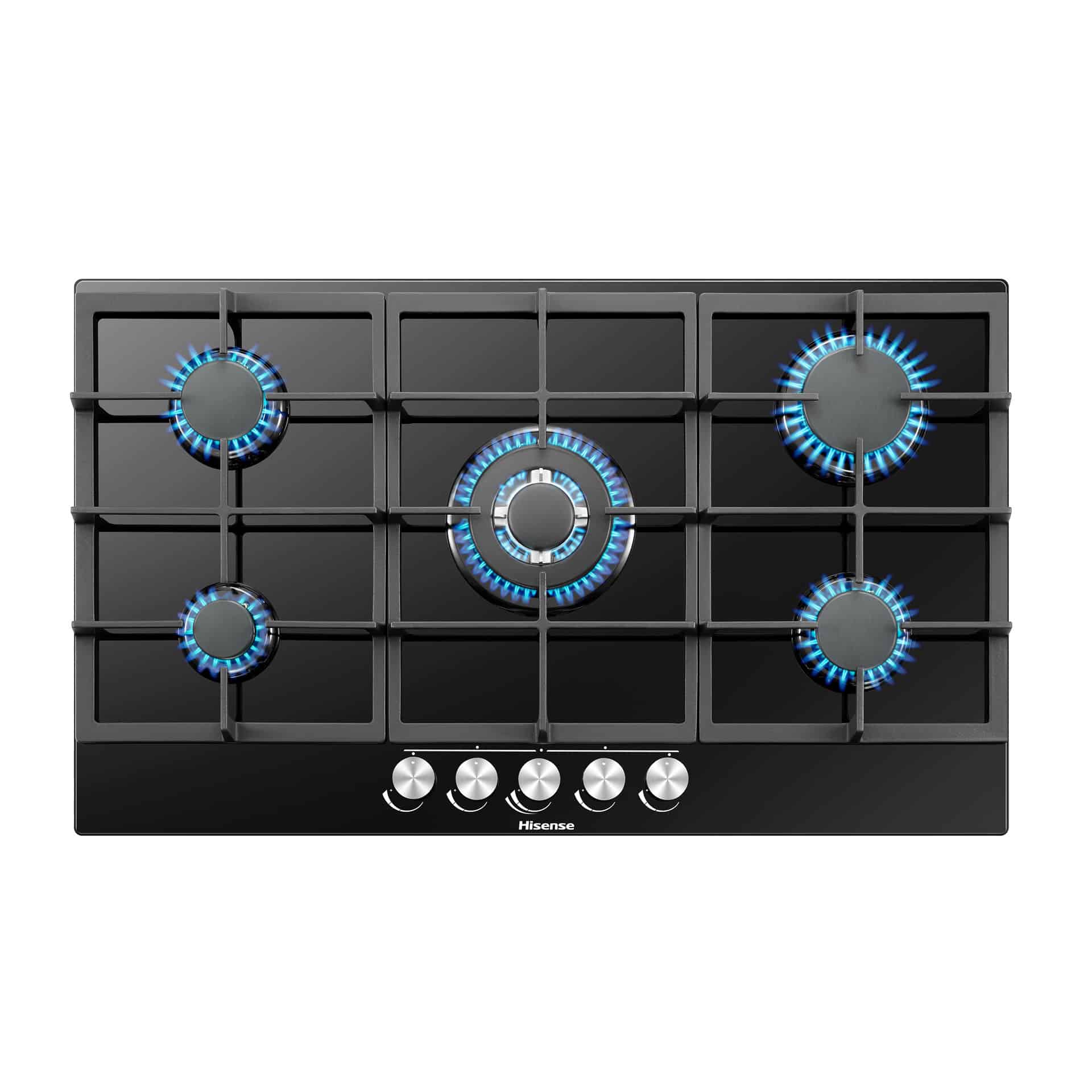 HISENSE HOB, 5 PLATE BLK GAS - Image 3