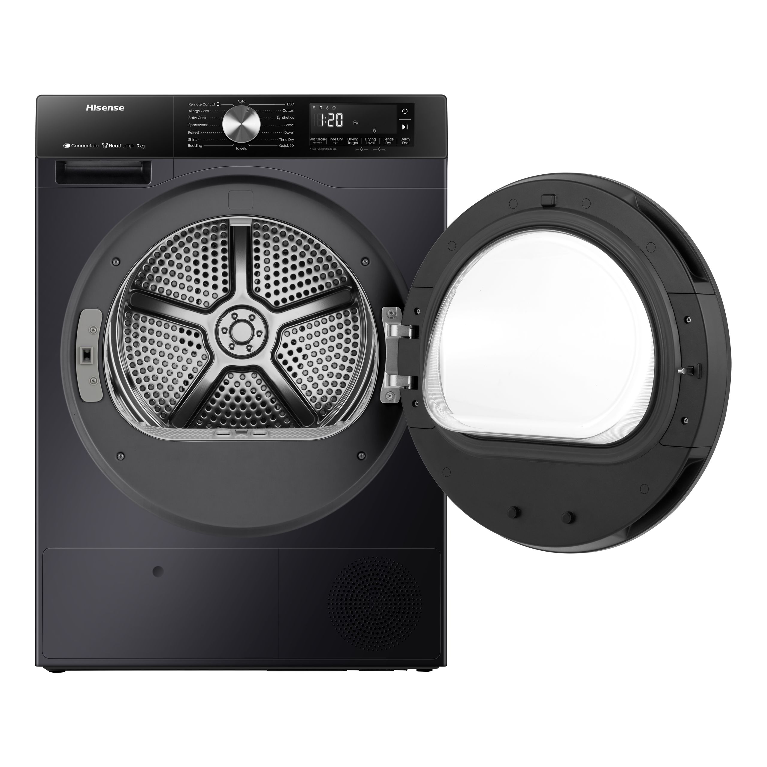 HISENSE TUMBLE DRYER, 9KG BLACK - Image 7