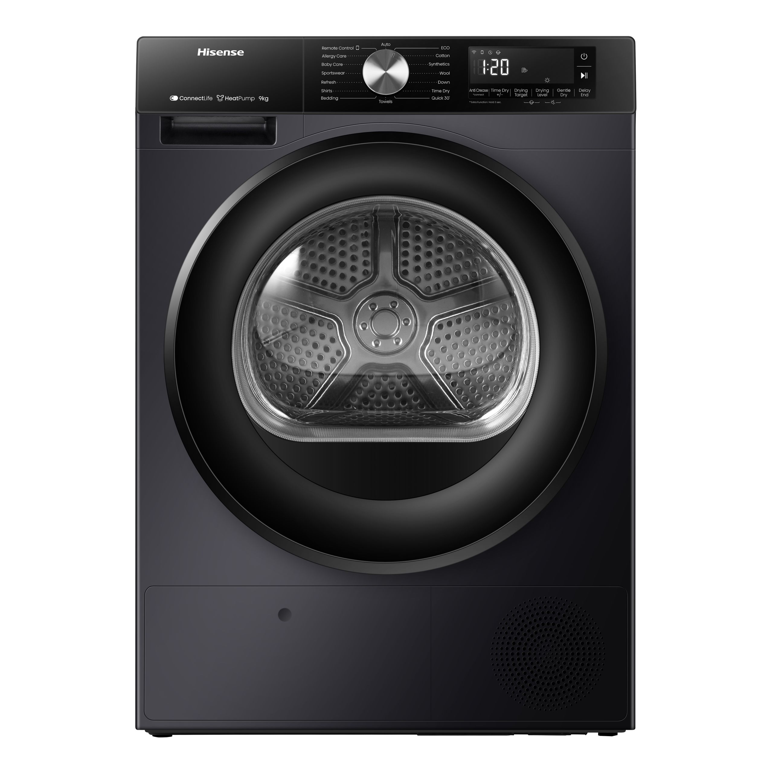 HISENSE TUMBLE DRYER, 9KG BLACK - Image 9