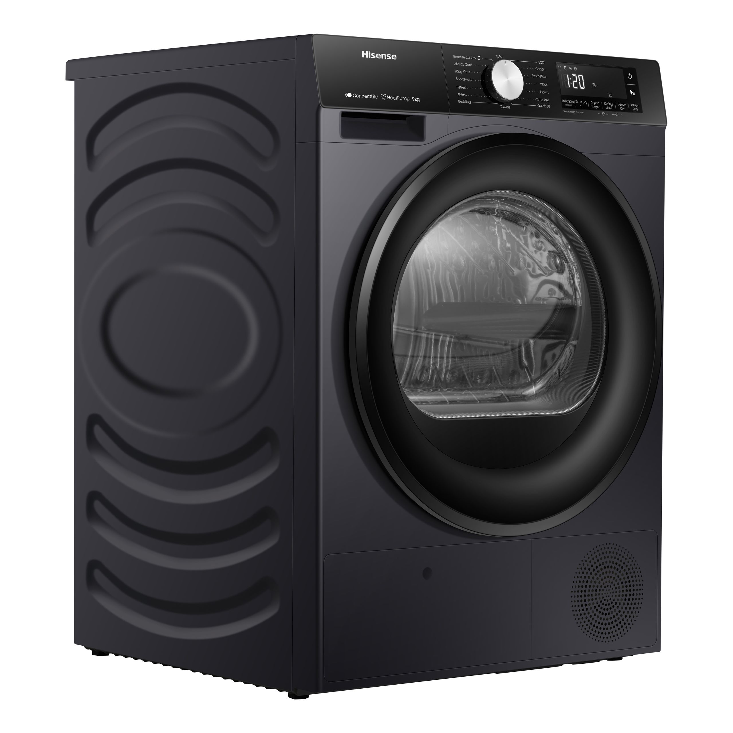 HISENSE TUMBLE DRYER, 9KG BLACK - Image 5
