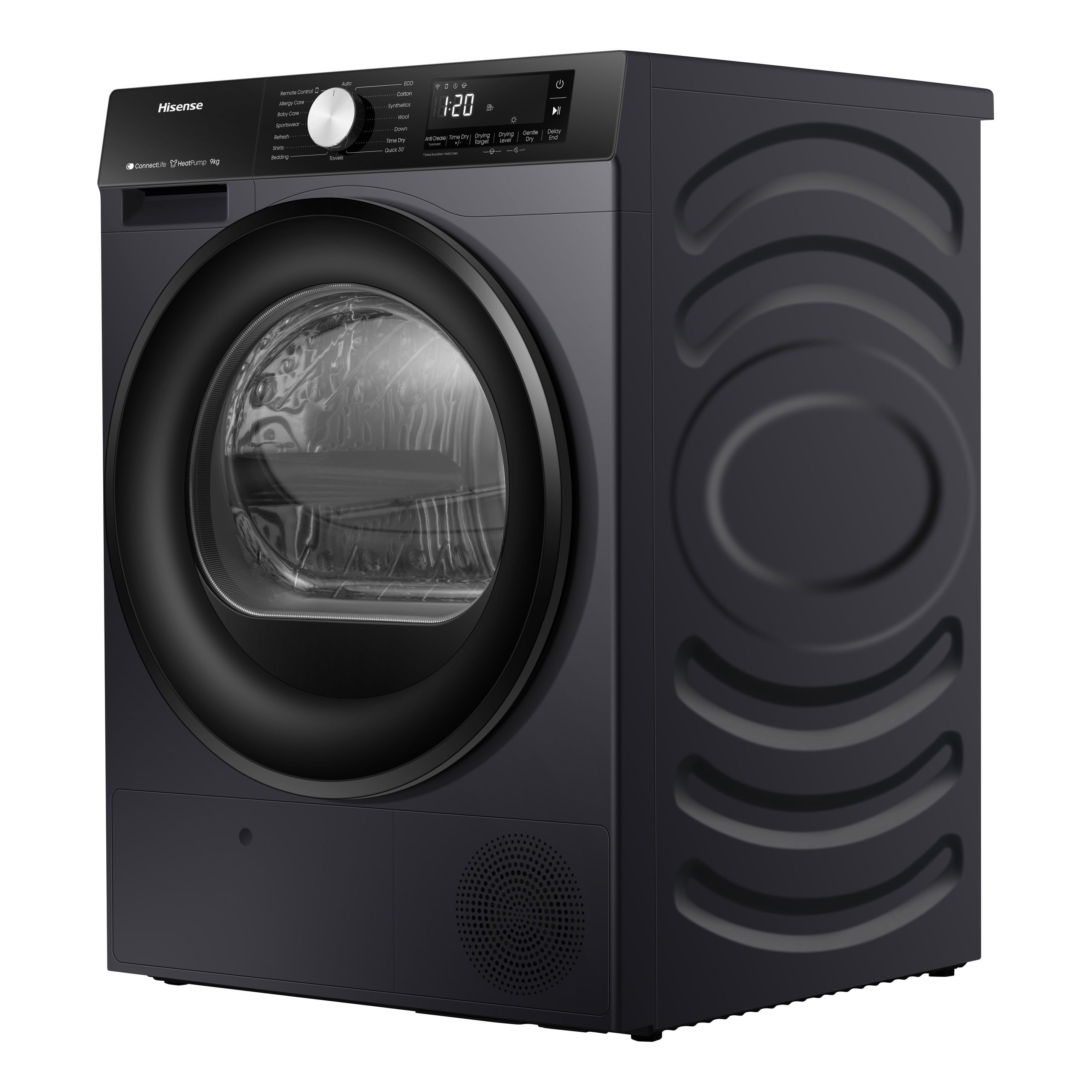 HISENSE TUMBLE DRYER, 9KG BLACK - Image 4