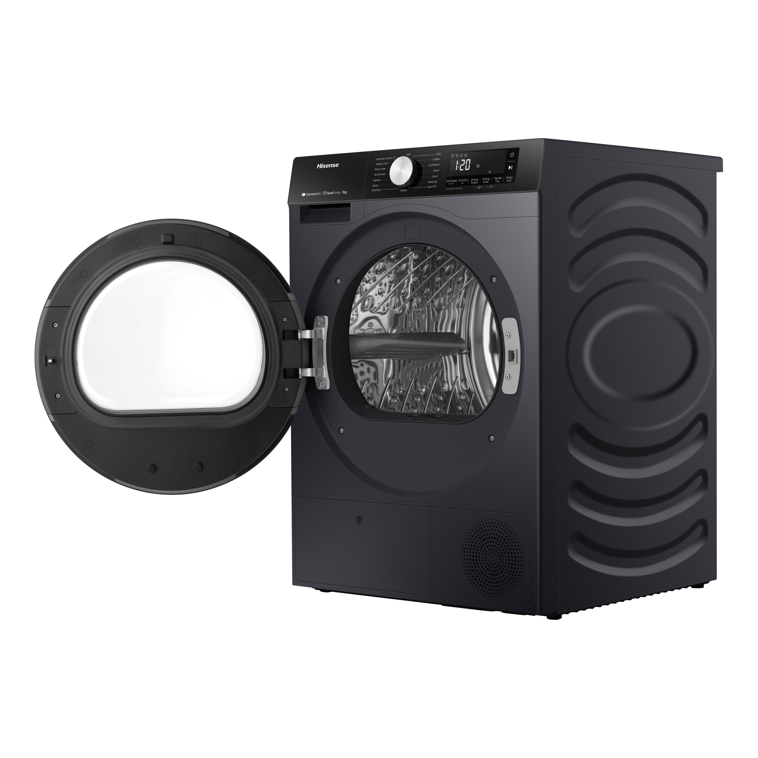 HISENSE TUMBLE DRYER, 9KG BLACK - Image 6