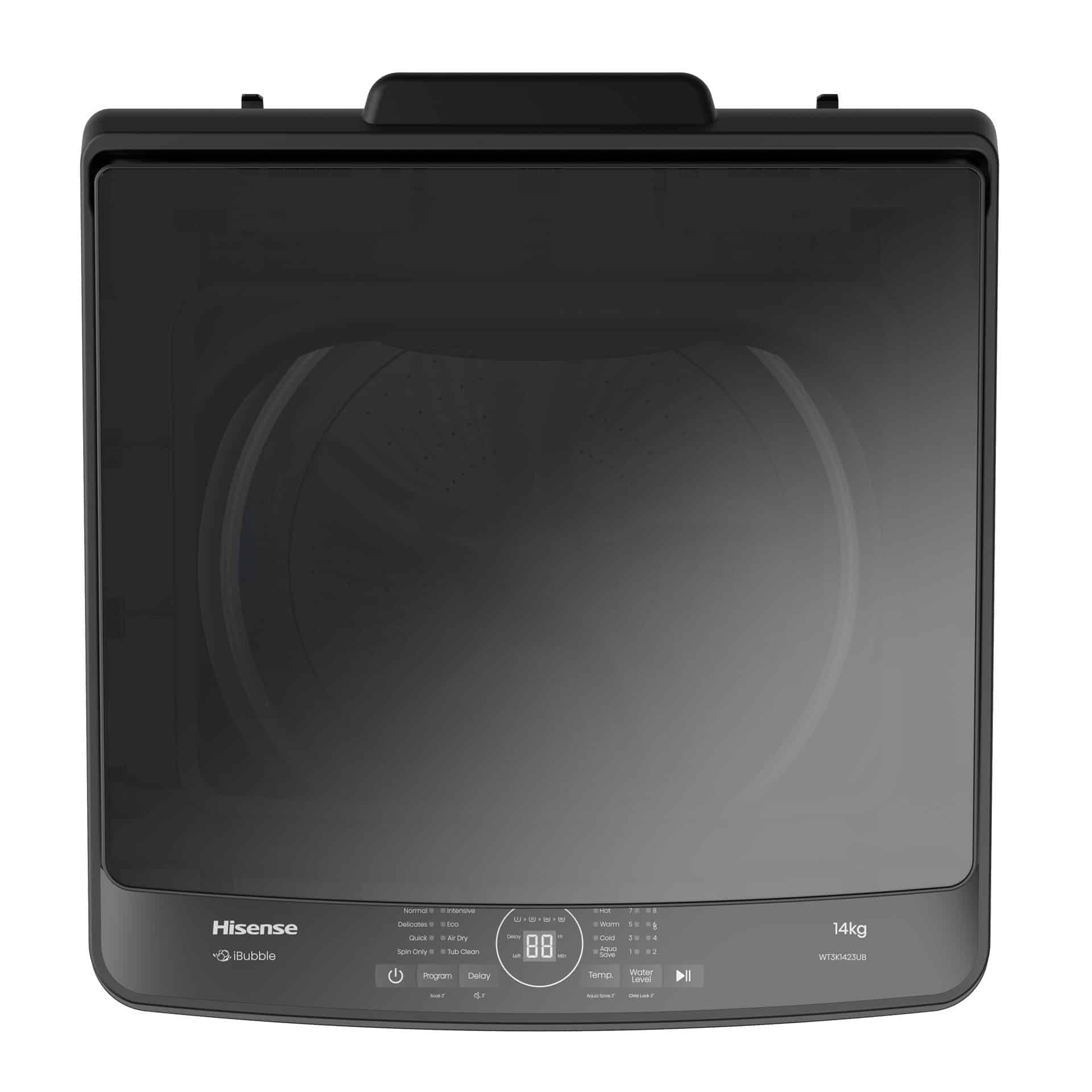 HISENSE WASH/M, 15KG BLK T/LOAD - Image 2